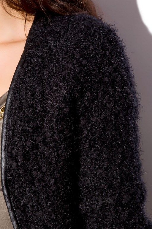 Cardigan Negro Pelo4